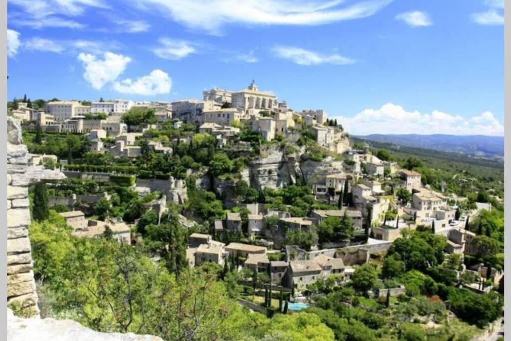 Vue Panoramique Sur Le Chateau,Montagne Et Grottes Fontaine-de-Vaucluse Exterior photo