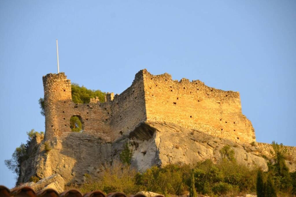 Vue Panoramique Sur Le Chateau,Montagne Et Grottes Fontaine-de-Vaucluse Exterior photo